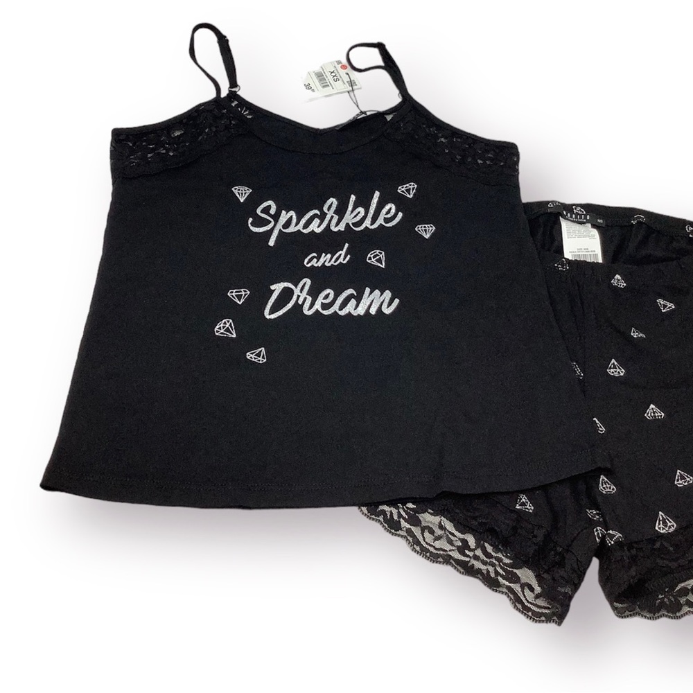 MOHITO Women's 2 Pieces PJ Set - Cami Top & Shorts - Picture 5 of 8